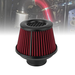 Filtre à air d'admission en spirale de troisième génération, forme de champignon rouge, pour modification et amélioration de voiture, D1320 3 - Product Image 1