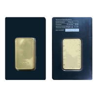 Offre Spéciale – 5 modèles de lingots plaqués or suisse 5g/10g/20g/1oz – Emballage scellé, numéro de série indépendant – Objets de collection en métal
