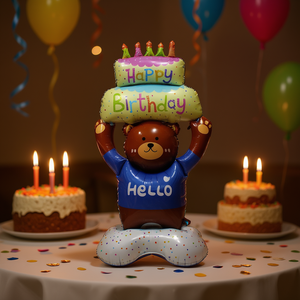 Set de Globos de Cumpleaños EB Happy Birthday, Globos de Aluminio de 62 Pulgadas con Forma de Pancarta para Decoración de Cumpleaños Infantil - Product Image 2