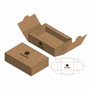 Caja de Papel Plegable para Empaque de Lentes de Contacto, Diseño Personalizado y a la Moda - Product Image 1