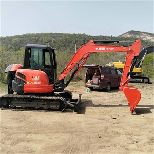 Mini Escavatore Usato KX155-5 da 5,5 Tonnellate Giapponese con Pompa Idraulica KYB, Coda Compatta, Certificazione CE EPA EU - Product Image 5