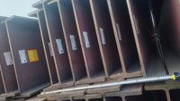 Viga en I de Acero Laminado en Caliente de Alta Resistencia para Soporte de Muro Cortina, Estructura de Acero para Andamios, Serie ST, Estándar BS, Q235B