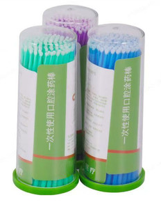 Applicateurs dentaires jetables pour fluorure buccal et <span class=keywords><strong>protection</strong></span> <span class=keywords><strong>dentaire</strong></span>, bâtonnets de collage <span class=keywords><strong>dentaire</strong></span>, 100 pièces, sans perte de cheveux - Product Image 2