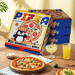 Aluminiumbeschichtete Wellpappe-Pizzakartons 7" <span class=keywords><strong>8</strong></span>" 9" Takeout-Lunchverpackungen - Product Image 4