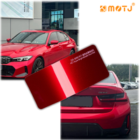 Film de protection de peinture pour voiture en PET, super brillant, couleur rouge métallique changeante, sans effet peau d'orange, anti-jaunissement
