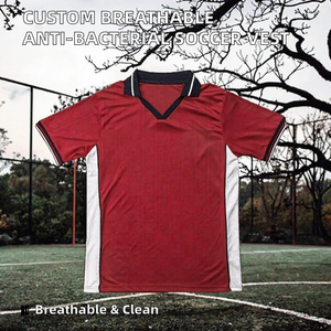 Custom Breathable Anti-Bacterial 100% Polyester Soccer Pinnies Vest <b>Football</b> Training <b>Bibs</b> OEM Service Team Numbers Short - Product Image 2