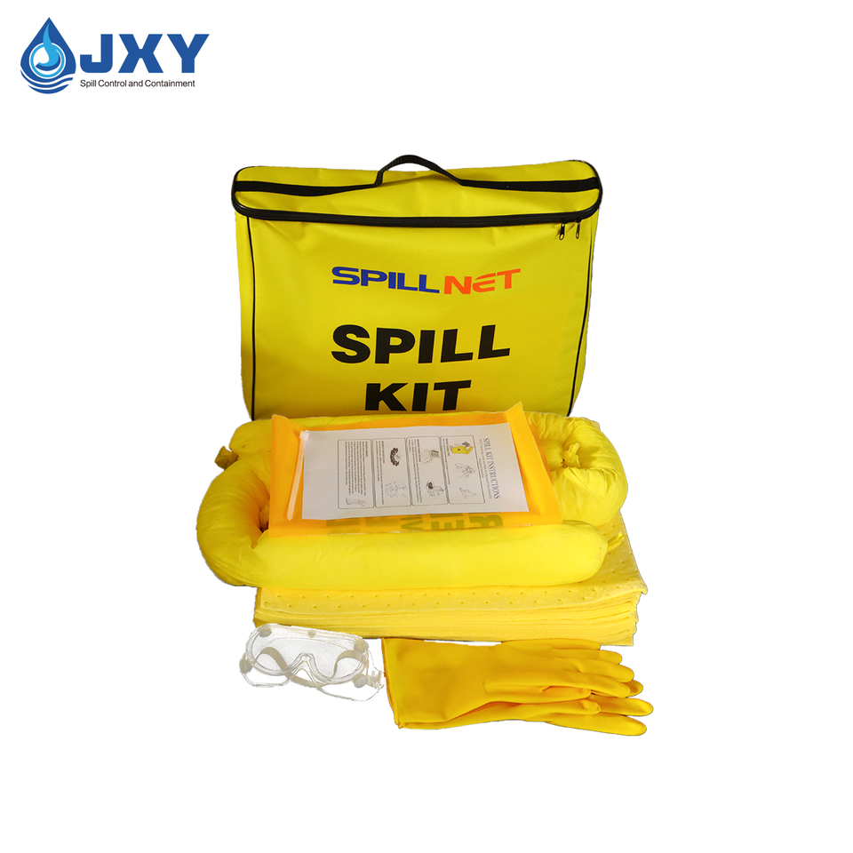 Lab Spill Kit Box 25L Yellow 100% Polypropylene Typical Laboratory Chemical Spill Kit for ...