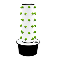 Jardinière hydroponique de jardin de maison de tour de culture verticale de luxe écologique pour l'arrosage des plantes d'intérieur pour une utilisation au sol-pour feuillu