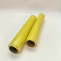 Ventes en gros de film alimentaire transparent en PVC de qualité alimentaire personnalisable, film souple transparent, grand rouleau pour l'emballage alimentaire