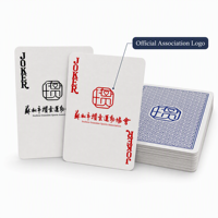 Cartes à jouer Guan Dan personnalisées haut de gamme pour entreprises, marque Sincolink, papier 310 g/m² à âme bleue, finition lin écologique et durable