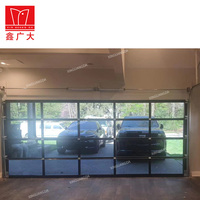 Master Well Nouveau Design Moderne aluminium trempé verre pleine vue porte de garage prix miroir panneau plexiglas portes de garage