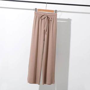 <span class=keywords><strong>กางเกง</strong></span>ขากว้างทรงหลวมสำหรับผู้หญิงทรงตรงสไตล์ฤดูร้อนเอวสูงกระชับสัดส่วน<span class=keywords><strong>กางเกง</strong></span>ลำลองทรงหลวมสำหรับผู้หญิง - Product Image 3