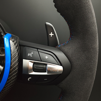 Volant M complet avec bande supérieure bleue et garniture en carbone pour BMW F01 F07 F10 F15 F20 F30 F31 F32 F33 F34 F35 F36 F80 F90