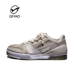 حذاء رياضي مصنوع من الجلد الأصلي بتصميم مخصص من الشركة المصنعة للأحذية ، حذاء تزلج فارغ للرجال بنعل منخفض ، حذاء رياضي من الجلد الأصلي بتخفيضات كبيرة - Product Image 1