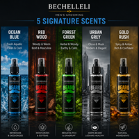 Spray Parfumé Hydratant pour Barbe Homme Longue Durée Sans Fixation, Personnalisé et Sans Cruauté Animale, Marque Privée