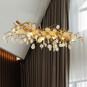 Chaîne en cristal de luxe Led lustre ménage suspension éclairage <span class=keywords><strong>italien</strong></span> branche d'<span class=keywords><strong>arbre</strong></span> lustre en cristal - Product Image 3