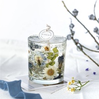 Handgefertigte Duftkerzen Bestseller Hochwertige Gelwachs-Blumenkerzen Maßgefertigte Gelee-Wachs-Geschenkbox Kunstdekoration