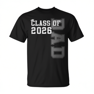 T-shirt per la laurea del 2026 per papà del figlio/o studente laureato/a del 2026 - Orgoglio paterno - Product Image 2