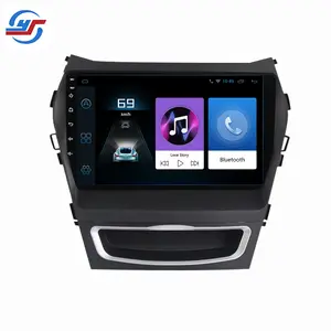 Mobil Android 9 Inci Layar Sentuh Radio 2 Din Bingkai Mobil Bermain Radio untuk Hyundai Ix35 2013 2014 2015 2016 2017