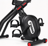 Vélo d'exercice pliable 2-en-1 X-Bike pour l'équitation, vélo d'appartement d'intérieur avec écran LCD
