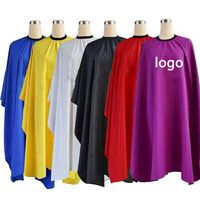 Capa de peluquería impermeable y resistente al descolorante, tipo delantal, bata o kimono, con logotipo personalizado, para adultos, venta al por mayor para peluquerías y barberías