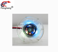 Ventilateur LED 4010 Faible Bruit 40mm DC 5V 12V 40x40x10mm Ventilateur RGB 4000rpm/6000RPM Ventilateur de Refroidissement à Flux Axial