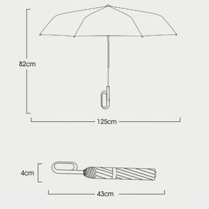 20 Ribs 49 Inch <b>Extra</b> Oversized Stick for 3 Persons Big Automatic Open Umbrellas Windproof <b>Large</b> Umbrella Gift - Product Image 4