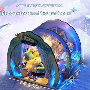 <span class=keywords><strong>Maison</strong></span> de poupée Miniature, assemblage fait à la main, jouets éducatifs pour enfants, meubles de <span class=keywords><strong>maison</strong></span> de poupée en bois, jouets - Product Image 5