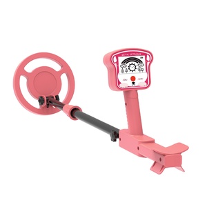 Detector de Metales para Niños, Color Rosa, Bobina de Búsqueda de 12 cm, Juguete de Exploración al Aire Libre - Product Image 1