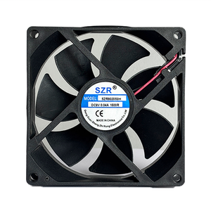 Quạt công nghiệp dòng trục 8020, động cơ không chổi than êm ái, 5/12/24/48V, bạc đạn trượt, tốc độ cao, dùng cho làm mát và thông gió - Product Image 1