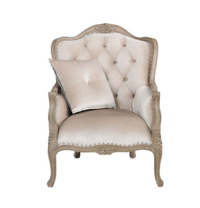 Bán Chạy Nhất Ghế Phong Cách Châu Âu Vải Bao Bì Hiện Đại Ghế Bành Bán Đồ Nội Thất Phòng Khách Sofa - Product Image 2