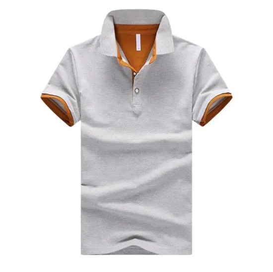 2021 Summer New Design Custom Logo Men Clothes Short Sleeved T Shirt Casual Lapel Business Polo Shirt