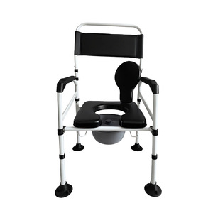 <b>Large</b> suction <b>cup</b> toilet seat for the elderly and pregnant women, toilet stool with backrest and armrests for the disabled, - Product Image 3