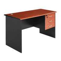 Bureau de direction moderne en bois massif avec tiroirs pour adultes - Taille personnalisable