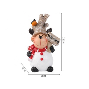 Source Factory Red Santa Claus & Snowman <b>Craft</b> Ornaments, Creative Gift for Home Decoration - Product Image 4