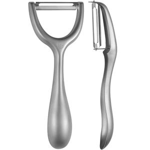 أداة مطبخ معدنية يدوية من الفولاذ المقاوم للصدأ بتصميم جديد ، مقشرة خضروات وفواكه متعددة الأغراض ، مقشرة طلاء صنفرة - Product Image 2