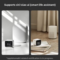 Détecteur d'air Qingping Lite - Moniteur portable de la qualité de l'air, CO2, température et humidité - Contrôle par application - Compatible avec HomeKit