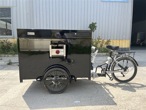 Vélo Cargo à Roues pour Street Food, Vélo de Livraison, Remorque à Crêpes, Chariot Tricycle avec Congélateur d'Exposition - Product Image 5