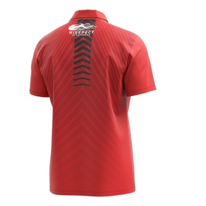 Custom Men's Tennis Polo Jersey Durable Breathable <b>Polyester</b> Made with Team Name - Product Image 2