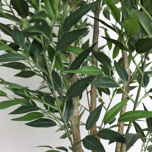 Al aire libre interior hogar Ornamental tamaño pequeño Faux planta en maceta bonsái Artificial Lovesick árbol <span class=keywords><strong>Acacia</strong></span> árbol para la venta - Product Image 2