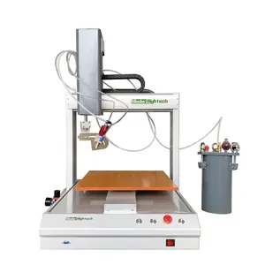 Dispenser Met Dubbele Sproeiklep/Vloeistofspuitmachine/Coatingmachine Voor Het Spuiten Van Lakvernis Naar Pcbs