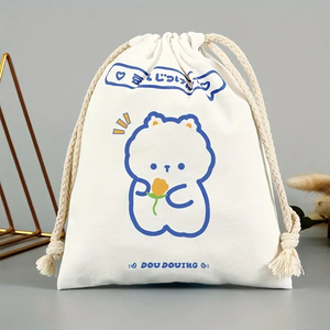 Sac cadeau en coton naturel de haute qualité, en lin et mousseline, pour sac à main, chaussures, pochette anti-poussière en coton de luxe avec cordon de serrage - Product Image 6