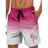 Shorts de bain pour hommes, logo personnalisé, imprimé léopard, été, taille élastique, séchage rapide, imperméables, décontractés, en nylon et polyester, pour la plage