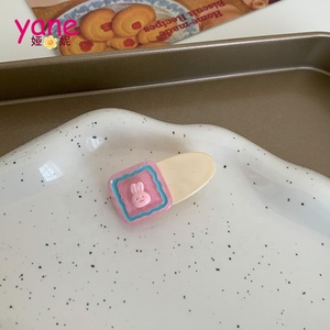 Jöle şeker renk küçük saç kelepçesi kalp çiçek klipleri saç aksesuarları insan - Product Image 4