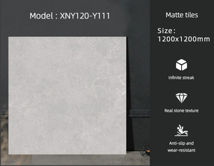 Piastrelle per pavimenti antiscivolo 1200x1200 all'ingrosso in bianco e grigio-fornitura diretta in fabbrica per progetti alberghieri - Product Image 5