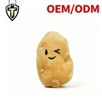 Porte-clés Pomme de Terre Kawaii en Gros, Peluche Souple Légume, Jouet en Peluche, Pendentif Alimentaire Mignon pour Sac/Voiture, Porte-clés Personnalisé OEM