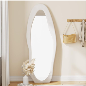 Mộc Mạc Bằng Gỗ Đóng Khung Màu Sắc Tự Nhiên Quá Khổ Gương Trang Trí Nội Thất Gương Nhà Trang Trí Nội Thất Phòng Khách Treo Tường Gương - Product Image 2