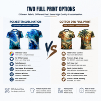 Camiseta de Manga Corta para Mujer, 100% Algodón Jersey, Impresión Completa DTG con Diseño Animal, Corte Regular, Personalizable