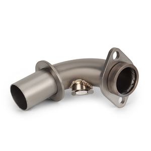 Scarico Slip-On per Piaggio <span class=keywords><strong>Vespa</strong></span> GTS300 <span class=keywords><strong>GTS</strong></span> <span class=keywords><strong>300</strong></span> 2007-2020 Collettore Anteriore Tubo di Raccordo Centrale Connessione 51MM Silenziatore - Product Image 3