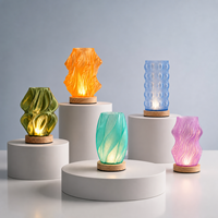 Lampe de table LED à température de couleur réglable 3000-6000K, design moderne, alimentation USB, idéale pour le salon et la décoration intérieure